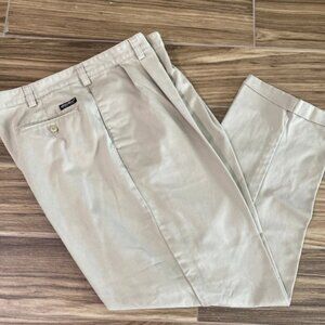 Men's Eddie Bauer Trousers Slacks Khaki dress Pants Relax Fit 38x32 khakis